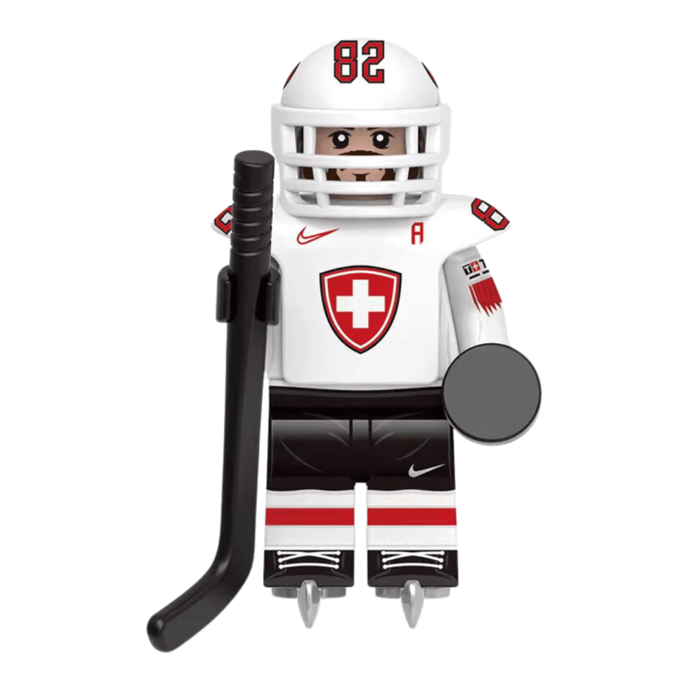 International Hockey All-Star Block Figures Set of 8pcs