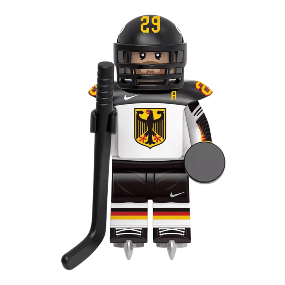 International Hockey All-Star Block Figures Set of 8pcs