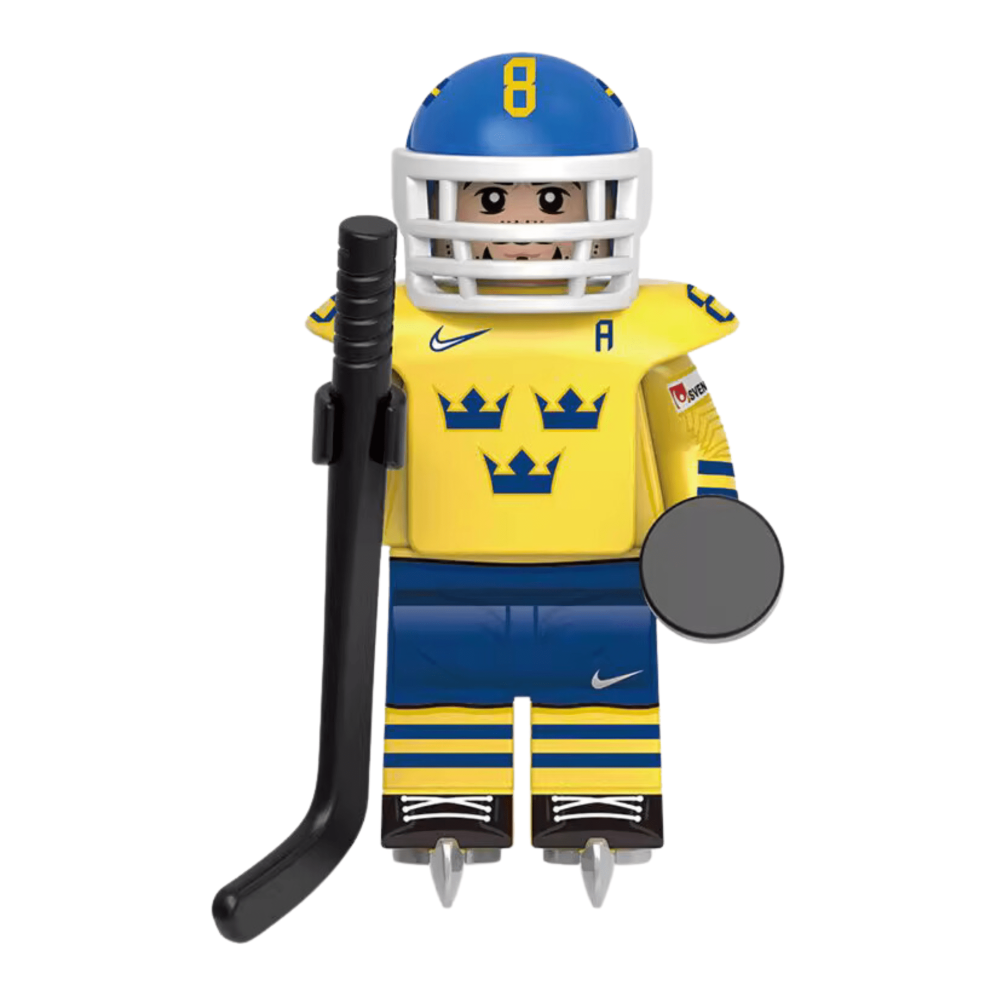 International Hockey All-Star Block Figures Set of 8pcs