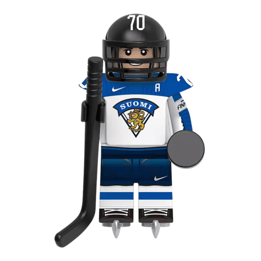 International Hockey All-Star Block Figures Set of 8pcs