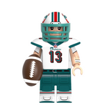 NFL American Football Player Block Figures Set of 8pcs