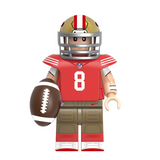 NFL American Football Player Block Figures Set of 8pcs