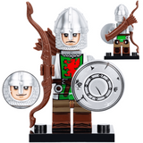 Assorted Medieval and Crusader Block Figures Set