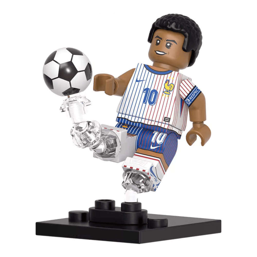 FIFA Football Superstar Block Figures Set – Mbappe Rodrigo Virgil