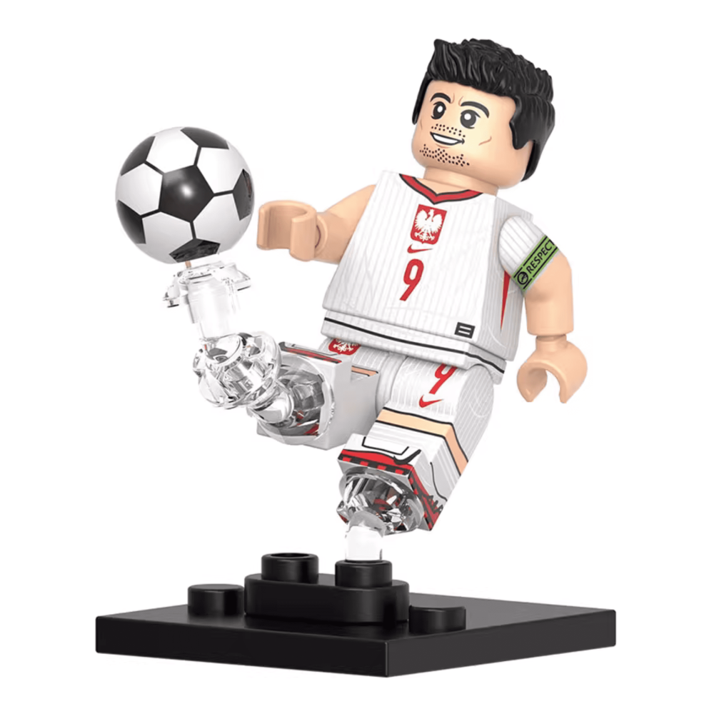 FIFA Football Superstar Block Figures Set – Mbappe Rodrigo Virgil