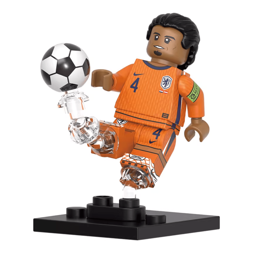 FIFA Football Superstar Block Figures Set – Mbappe Rodrigo Virgil