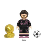 Football Legends Inspired Block Figures Set - Soccer Star Building Block Figures
