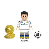 Football Legends Inspired Block Figures Set - Soccer Star Building Block Figures