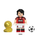 Football Legends Inspired Block Figures Set - Soccer Star Building Block Figures