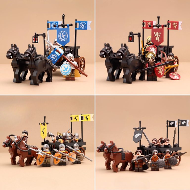 Game of Thrones Battle Wagons Block Figures Set