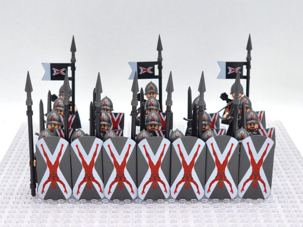 Game of Thrones House Bolton Block Figures Set