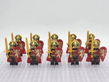 Game of Thrones House Lannister The Golden Knights Block Figures Set