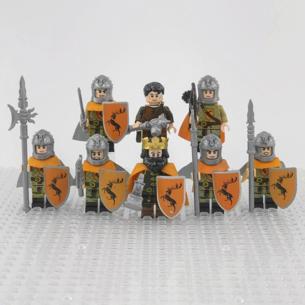 Game of Thrones House of Baratheon Block Figures Set