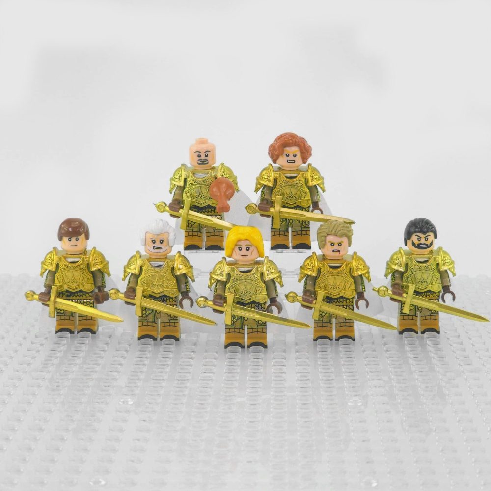 Game of Thrones Kings Guard Block Figures Set