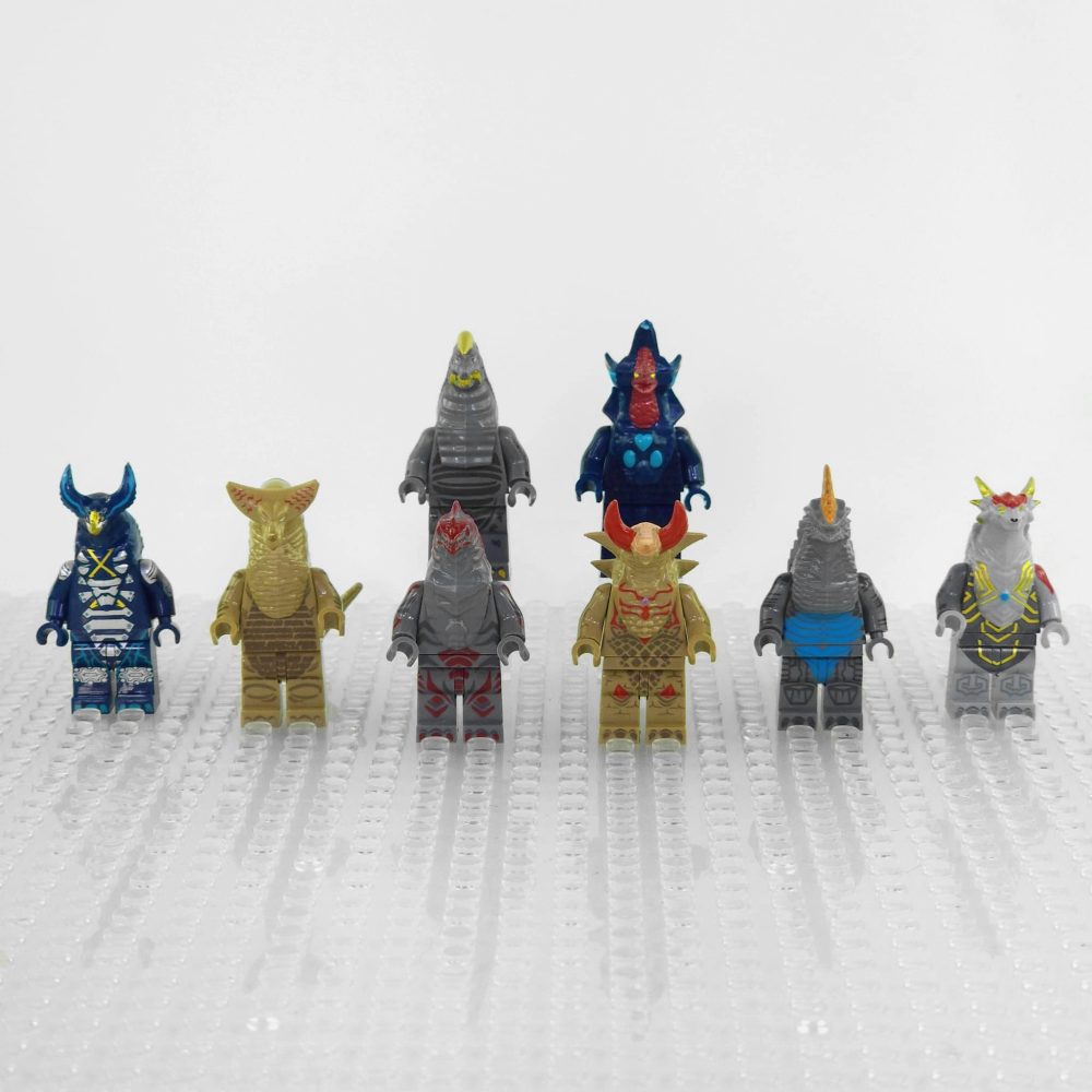 Godzilla Ultraman Monsters and Kaiju Variants Block Figures Set