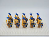 Golden Crown Knights Style 1 Block Figures Set of 10pcs