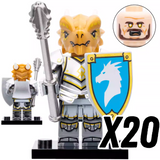 Dragon Clan Warriors Block Figures Set of 4pcs