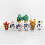Gundam Mobile Suit Block Figures Set