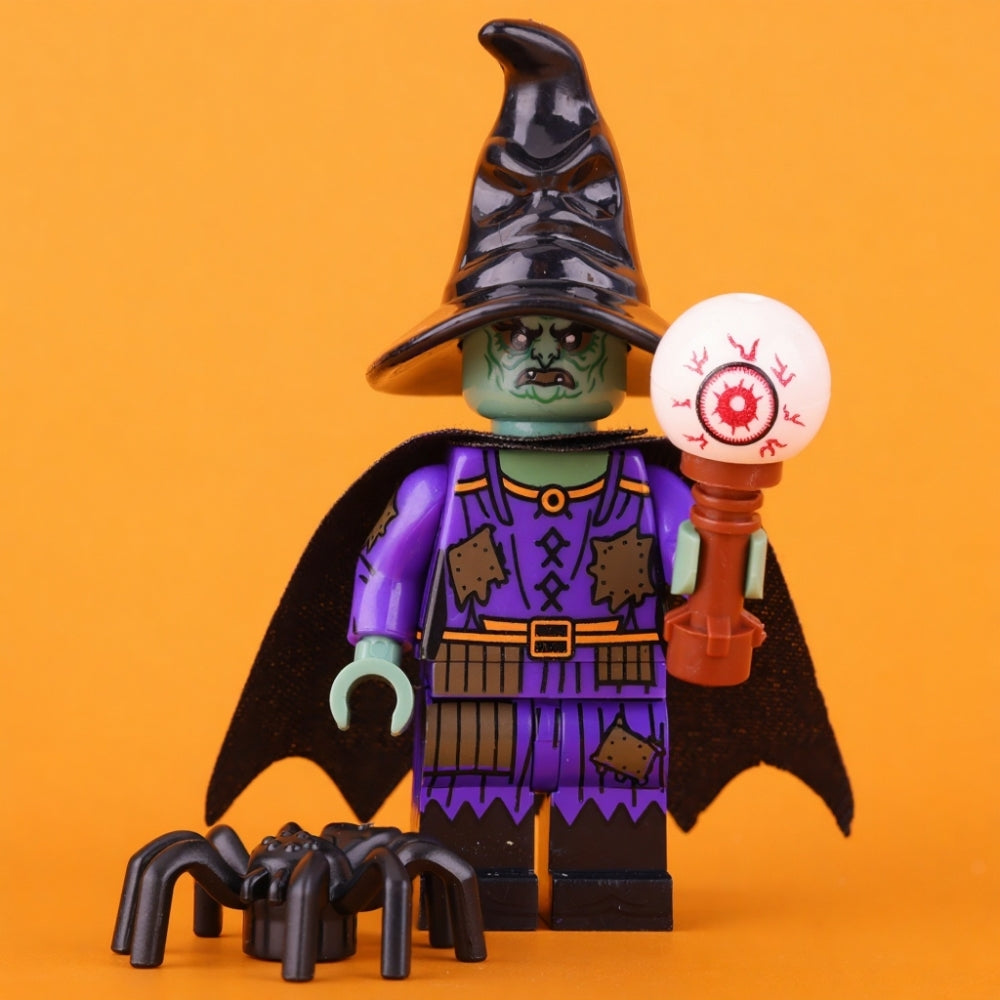 8-Pack Halloween Spooky Themed Custom Block Figures