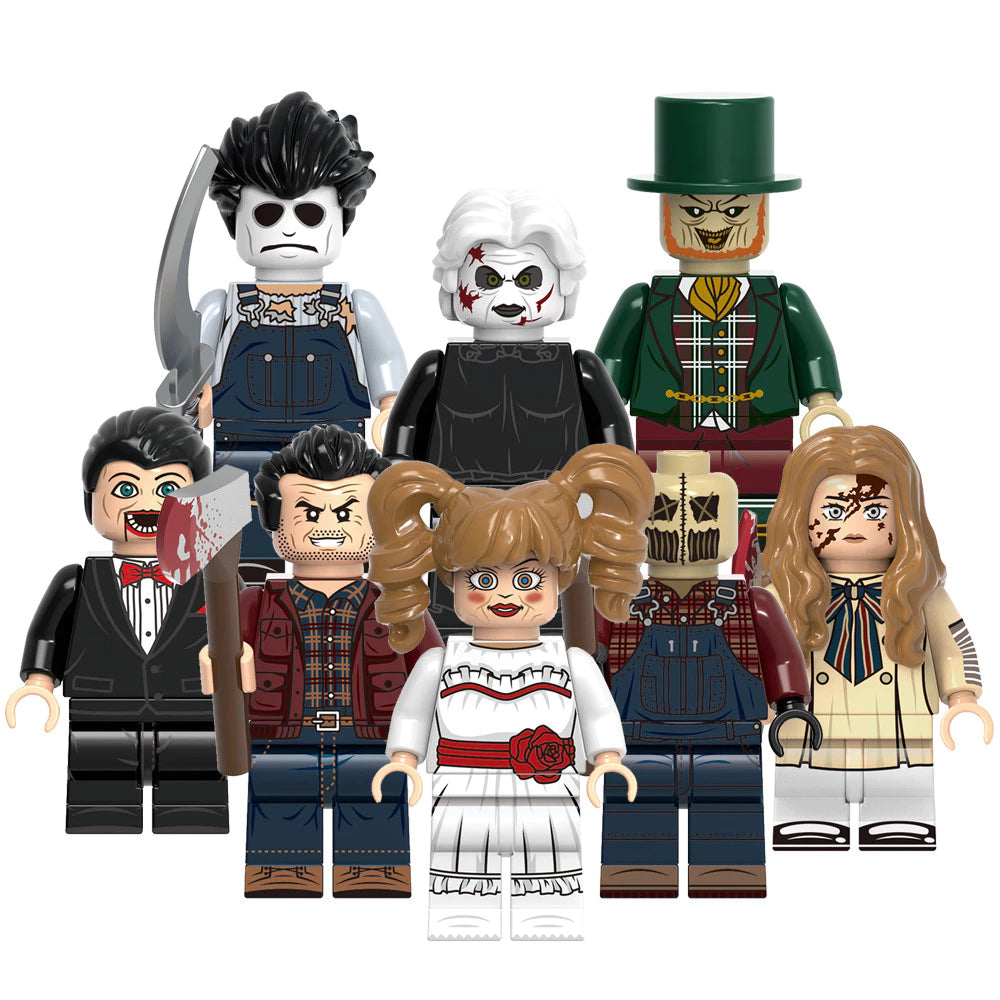 Halloween Pack Horror Movie Themed Custom Block Figures Set