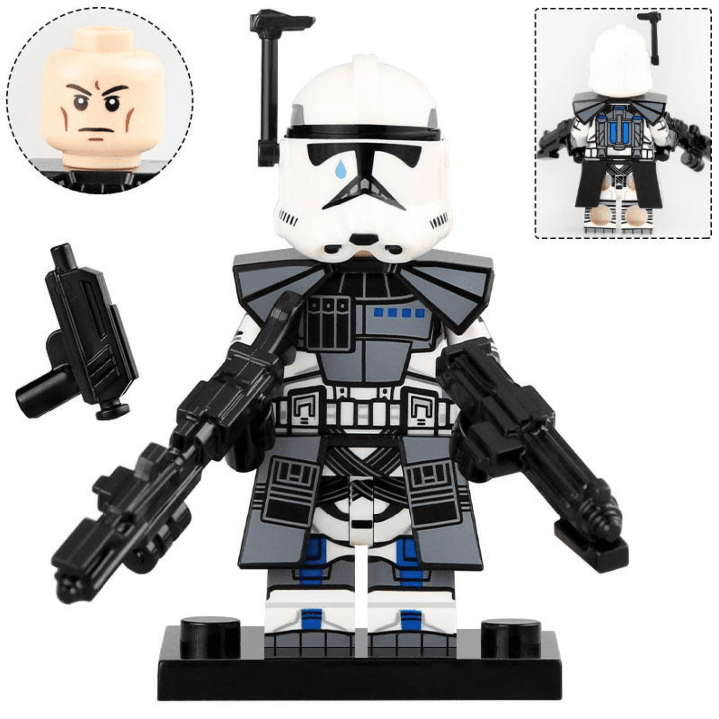 Space War Theme Captains and Heroes of the 501st Legion Block Figures Set