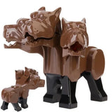 Harry Potter Fluffy Three-Headed Dog Block Figures