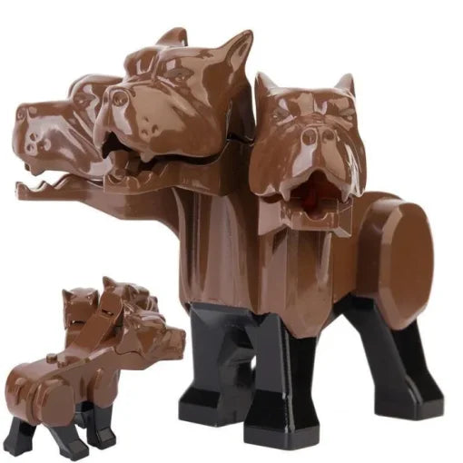 Harry Potter Fluffy Three-Headed Dog Block Figures