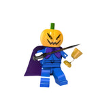 Happy Halloween Spooky Season Wacky Witch Zombie Werewolf Block Figures Set