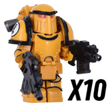 Warhammer Space Marine Mk III Iron Power Armour Block Figures Set