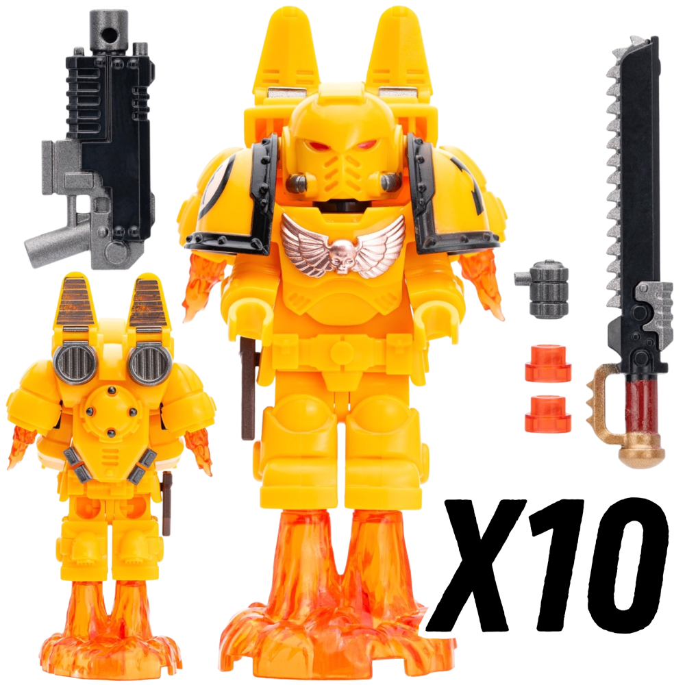Warhammer Jump Pack Space Marine Terminator Block Figures Set