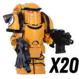 Warhammer Space Marine Mk III Iron Power Armour Block Figures Set