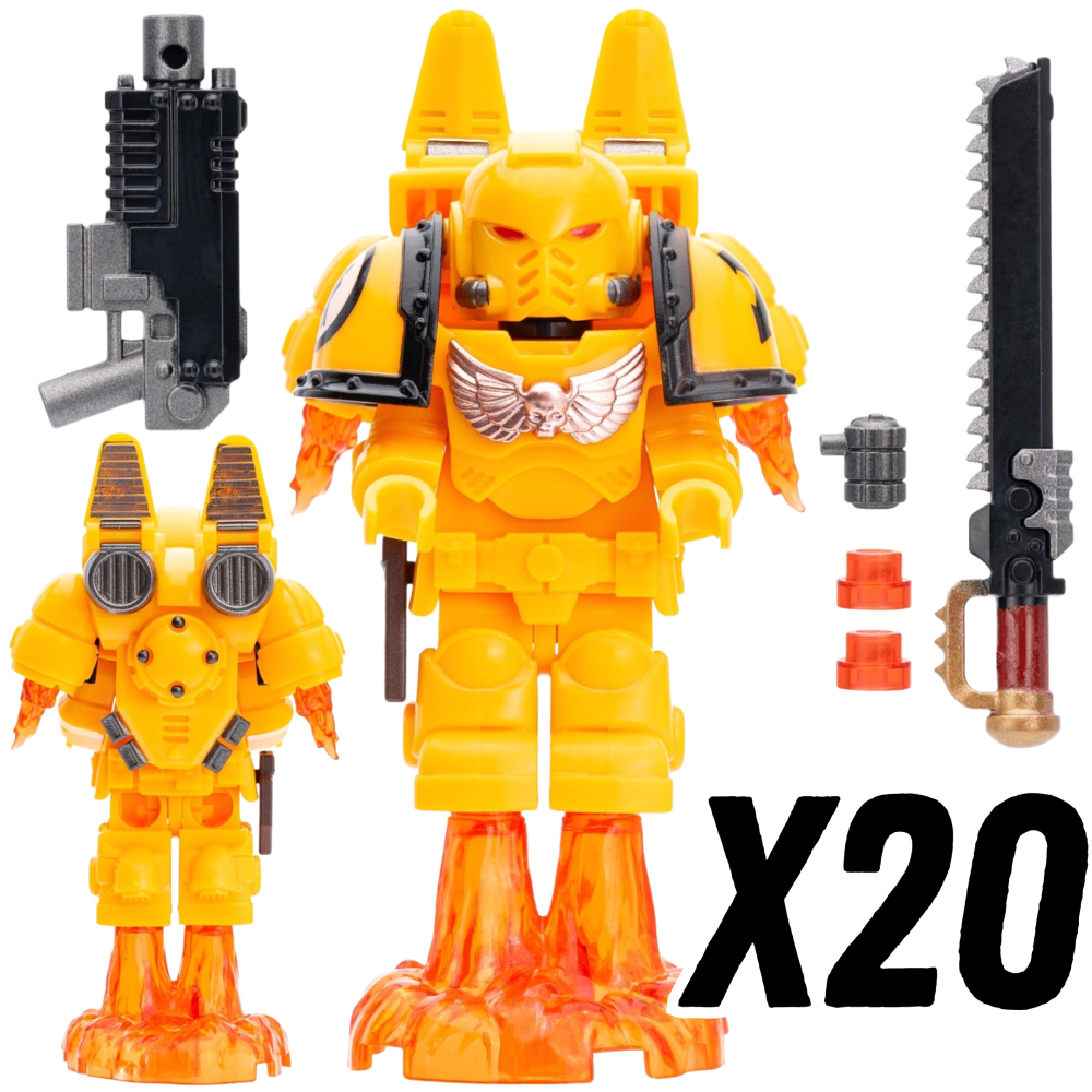 Warhammer Jump Pack Space Marine Terminator Block Figures Set