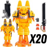 Warhammer Jump Pack Space Marine Terminator Block Figures Set