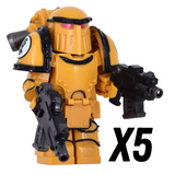 Warhammer Space Marine Mk III Iron Power Armour Block Figures Set