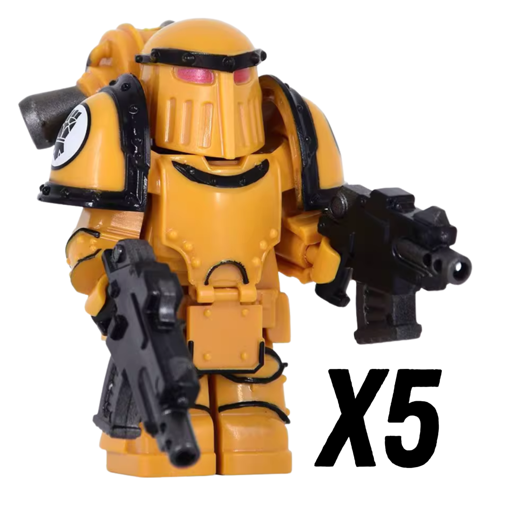 Warhammer Space Marine Mk III Iron Power Armour Block Figures Set