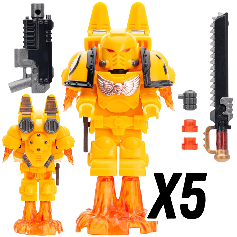 Warhammer Jump Pack Space Marine Terminator Block Figures Set