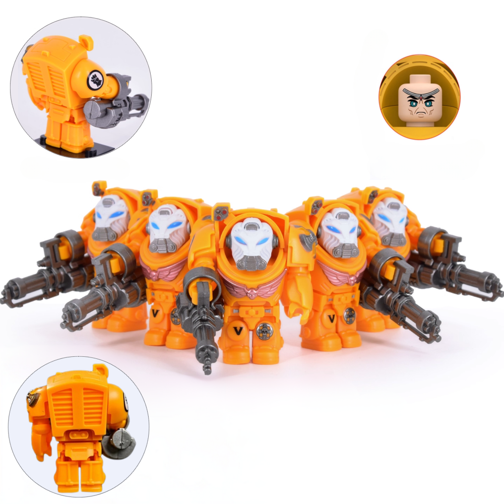 Warhammer 40k Space Marine Terminators Block Figures Set