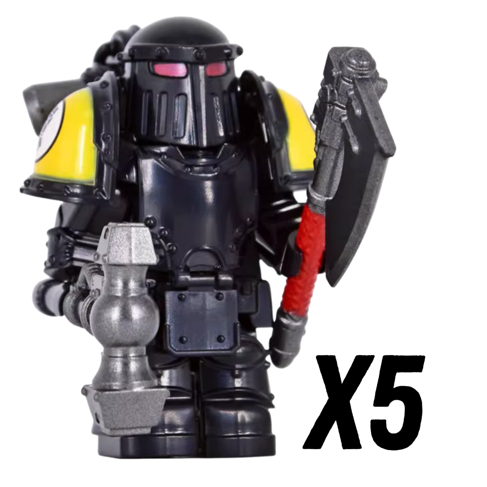 Warhammer Space Marine Mk III Iron Power Armour Block Figures Set