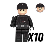 Space War Theme Andor Block Figures Set – Imperial Officers, Rebels