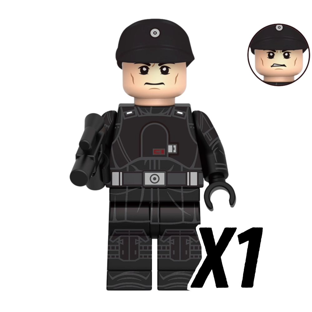 Space War Theme Andor Block Figures Set – Imperial Officers, Rebels