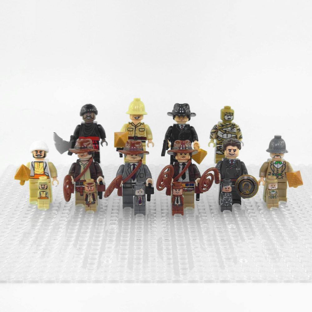 Indiana Jones and the Dial of Destiny Block Figures Set of 10pcs