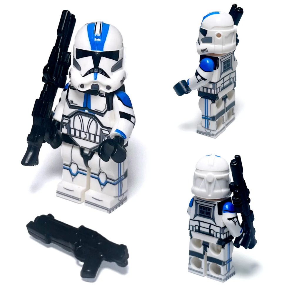 Space War Theme 501st Legion Captain Rex Battle Pack – Clone Captain & Legionnaires