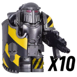 Warhammer Space Marine Mk III Iron Power Armour Block Figures Set