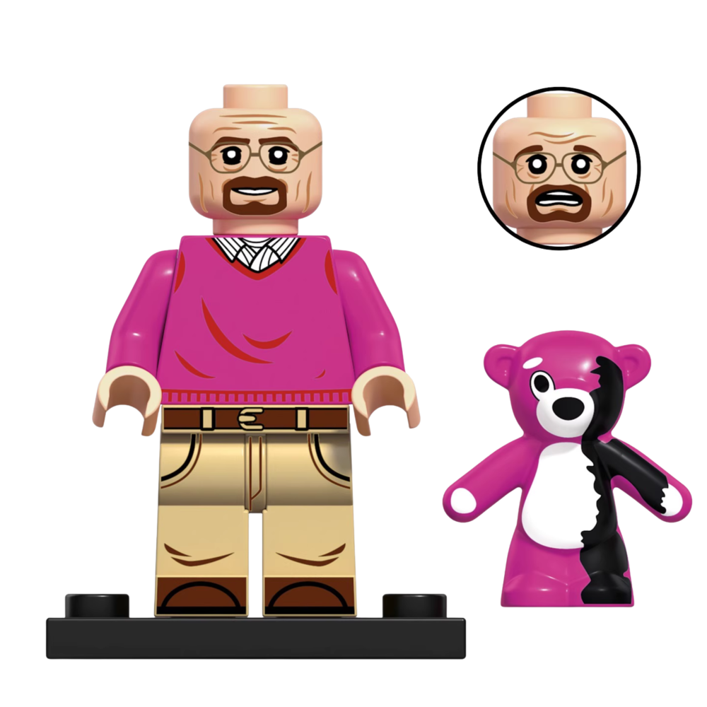 Breaking Bad Block Figures Set – Walter White Gus Fring Hank Saul Goodman Heisenberg