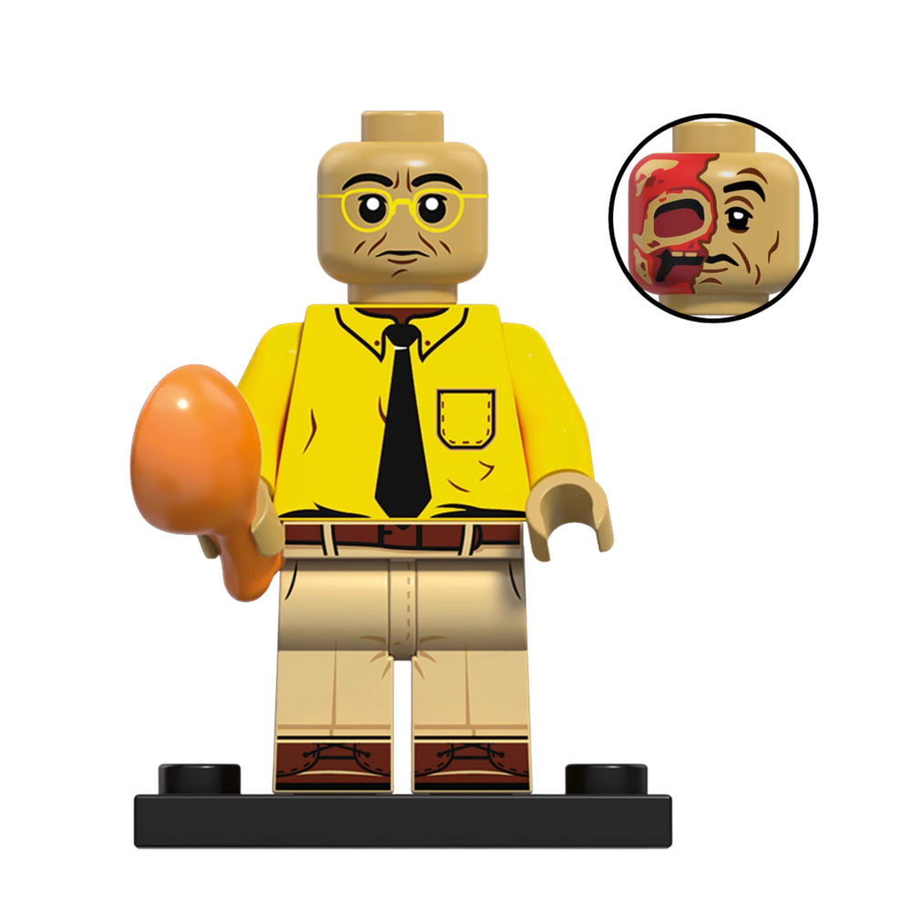 Breaking Bad Block Figures Set – Walter White Gus Fring Hank Saul Goodman Heisenberg