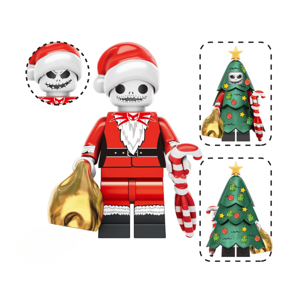 Assortment of Christmas Characters Block Figures Set 1 Or Single