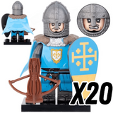 Crusade Knights of Jerusalem Block Figures Sets