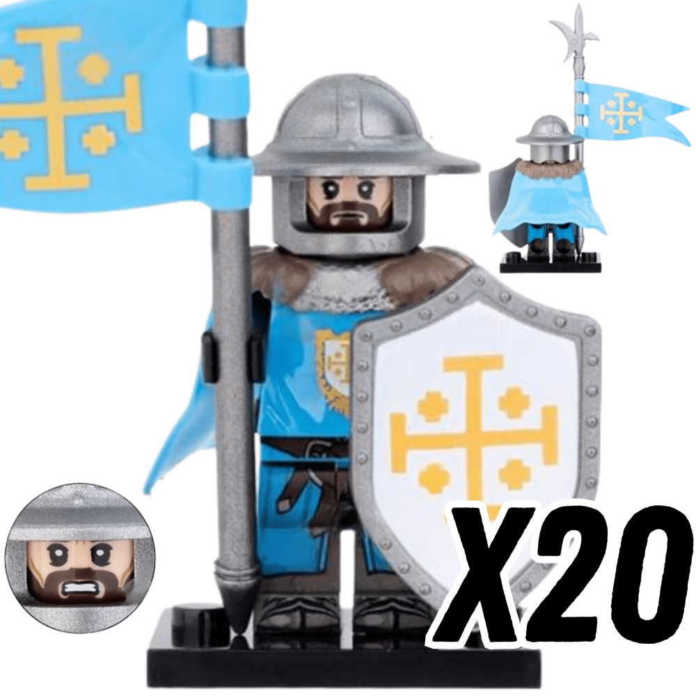 Crusade Knights of Jerusalem Block Figures Sets