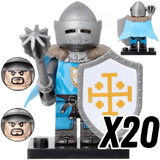 Crusade Knights of Jerusalem Block Figures Sets