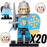 Crusade Knights of Jerusalem Block Figures Sets